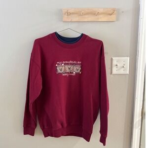 Vintage 90's embroidered sweater
